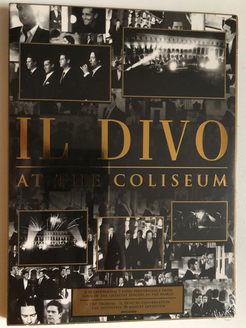 Il Divo At the Coliseum / AMAZING GRACE - THE POWER OF LOVE (LA FUERZA MAYOR) - HALLELUJAH (ALELUYA) - THE WINNER TAKES IT ALL (VA TODO AL GANADOR) - ADAGIO - THE PROMISE - il divo in conversation / Sony Music Entertainment / DVD (886973996898)