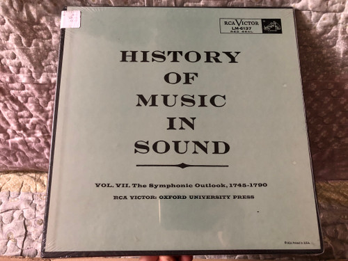 History Of Music In Sound - Vol. VII. The Growth of Instrumental Music / RCA Victor: Oxford University Press / His Master's Voice 3x LP / LM-6137