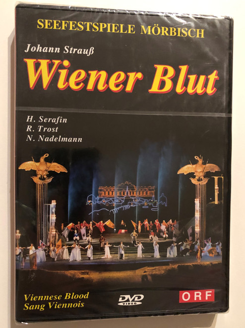 Johann Strauss: Wiener Blut - Wiener blood / Lake Festival Mörbisch / Operetta in 3 acts by Victor Léon and Leo Stein / Festival Orchestra Mörbisch / Choir and Ballet of the Mörbisch Lake Festival / DVD (9120005651685)