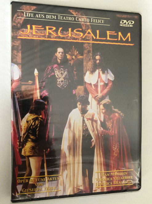 VERDI: JERUSALEM / Opera in four acts by Giuseppe Verdi / Chorus and Orchestra of the Teatro Carlo Felice / Ballet of the Carlo Felice Theater / Conductor: Michel Plasson / A co-production of La Scala in Milan / DVD (9120056506026)