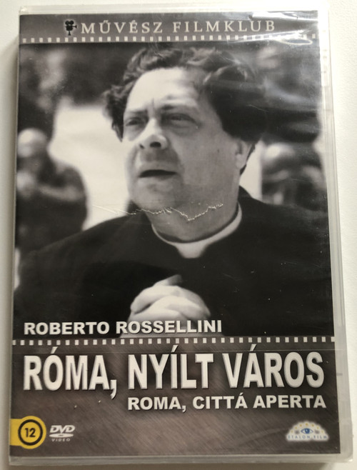 Róma, nyílt város (ROMA, CITTÁ APERTA)  ROBERTO ROSSELLINI  ETALON FILM  MŰVÉSZ FILMKLUB  DVD Video (5999885039777)