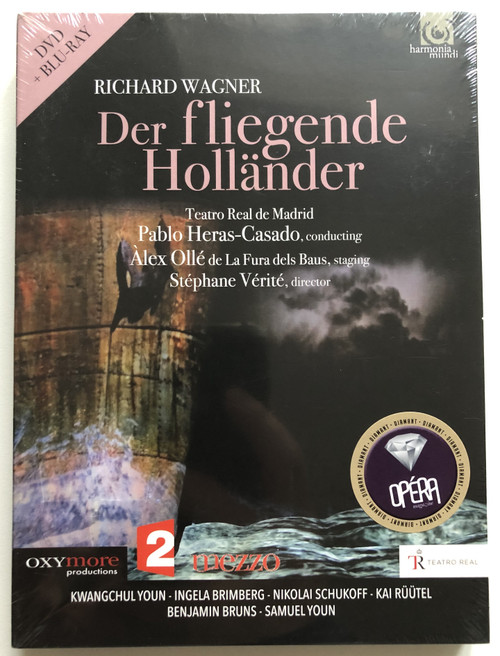 RICHARD WAGNER Der fliegende Holländer  Wagner The Flying Dutchman  Teatro Real de Madrid  Pablo Heras-Casado, Alex Ollé, Stéphane Vérité  OXYMore productions  DVD + Blu-ray Video (3149020906088)