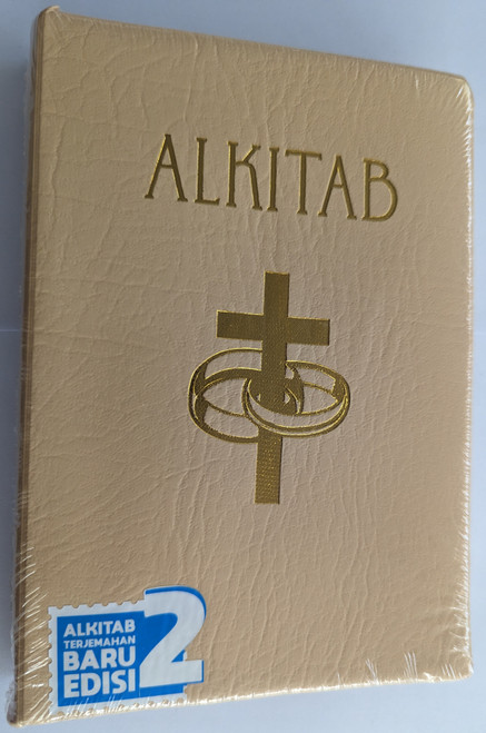 Alkitab Wedding  2nd Edition  Ukuran Sedang  With Golden Edges and Index  Lembaga Alkitab Indonesia  The Indonesian Bible Society  Plastic Cover (9786022871873)