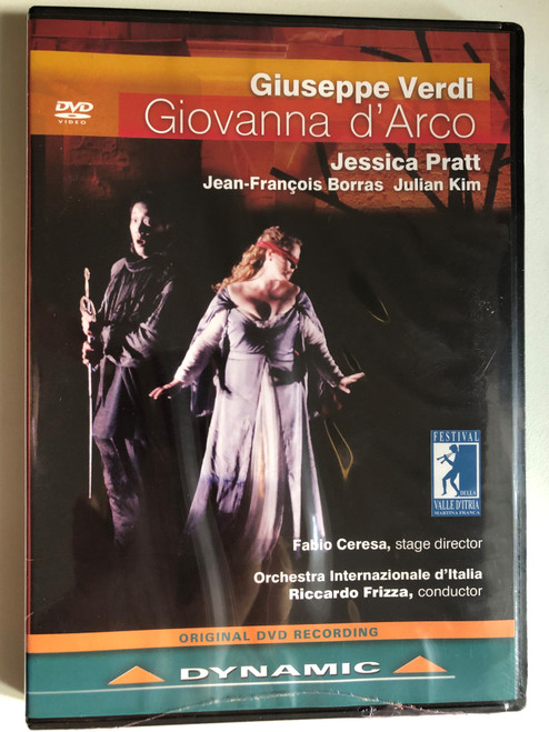 Verdi:Giovanna D'Arco / Dramma Lirico in One Prologue and Three Acts Libretto by TEMISTOCLE SOLERA / INTERNATIONAL ORCHESTRA OF ITALY Conductor RICCARDO FRIZZA / CHORUS OF PETRUZZELLI'S THEATER Chorus Master FRANCO SEBASTIANI / DVD (8007144376765)