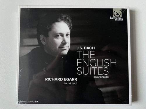 Richard Egarr (harpsichord) - J.S. Bach: The English Suites (BWV 806-811) / Production USA / Harmonia Mundi 2x Audio CD 2012 / HMU 907591.92