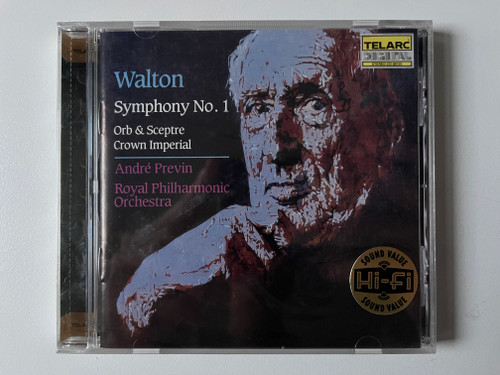 Walton - Symphony No. 1; Orb & Sceptre; Crown Imperial - André Previn, The Royal Philharmonic Orchestra / Telarc Digital Audio CD 1987 / CD-80125