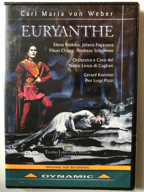 Weber - Euryanthe / Great heroic-romantic opera in three acts - Libretto by Helmina von Chezy / Orchestra and Chorus of the Lyric Theater of Cagliari / Conductor: Gérard Korsten Chorus master: Paolo Vero / DVD (8007144334086)