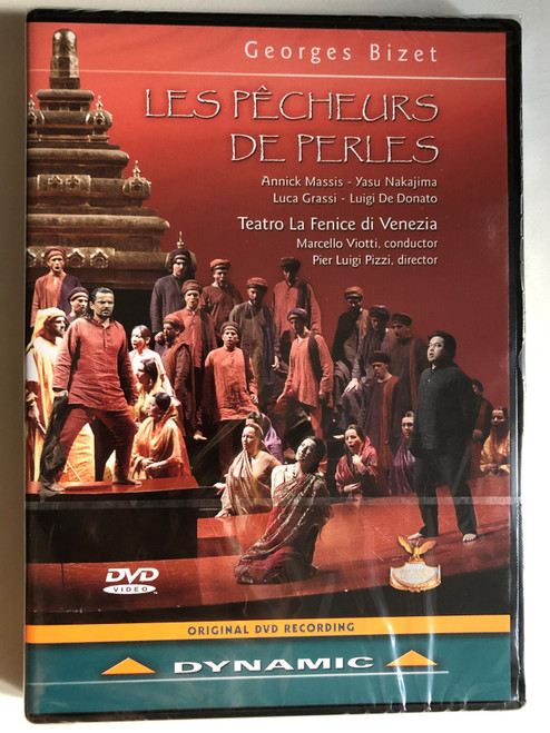 Bizet: Les Pecheurs de Perles (THE PEARL FISHERS) / Opera in three acts / Libretto by Eugène Cormon and Michel Carré / Orchestra e Coro del Teatro La Fenice di Venezia / Conductor: Marcello Viotti / Chorus master: Piero Monti / DVD (8007144334598)