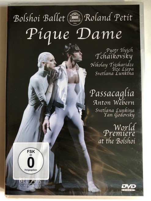 TCHAIKOVSKY: Pique Dame / Music: Symphony No. 6 “Pathetic” by P. I. TCHAIKOVSKY / Libretto: Roland PETIT after A. POUCHKINE / INTERVIEWS ROLAND PETIT, NIKOLAY TSISKARIDZE & ILZE LIEPA / DVD (3760115302129)