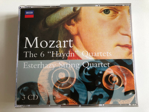 Mozart: The 6 "Haydn" Quartets - Esterhazy String Quartet / Decca 3x Audio CD 2006 / 475 7108