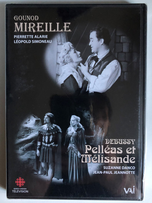 GOUNOD: MIREILLE (Abridged),DEBUSSY: PELLEAS ET MELISANDE (Act Two) / Radio-Canada Orchestra / Jean Beaudet, conductor / Telecast of January 24, 1957 / PACKAGING, DESIGN AND DVD AUTHORING 2006 VIDEO ARTISTS INTERNATIONAL, INC. / DVD (089948438090)
