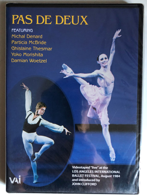 Pas de Deux / Introduced by John Clifford, Artistic Director, Los Angeles Ballet / Recorded "live" at the John Anson Ford Amphitheatre, Hollywood, California / A Presentation of Cliff Dance in association with Personal Creations / DVD (089948435198)