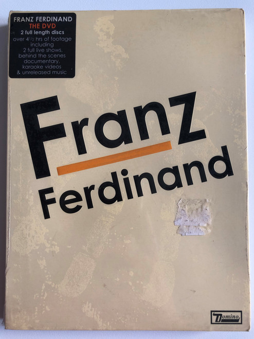 Franz Ferdinand 2 DVD Set / FRANZ FERDINAND - LIVE / LIVE AT BRIXTON / FRANZ TOUR EXTRAS Tour documentary / KARAOKE VIDEOS / LIVE IN SAN FRANCISCO / EXTRAS: BONUS TRACKS / DVD (5034202000235)