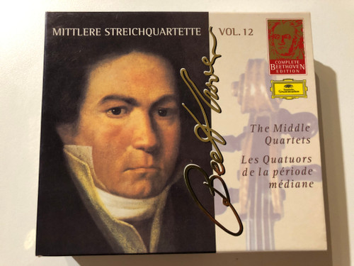 Mittlere Streichquartette = The Middle Quartets = Les Quartuors De La Période Médiane / Complete Beethoven Edition – Vol. 12 / Deutsche Grammophon 2x Audio CD 1997 Stereo / 453 764-2 (028945376424) 