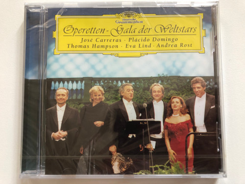 Operetten-Gala der Weltstars: Jose Carreras, Placido Domingo, Thomas Hampson, Eva Lind, Andrea Rost / Deutsche Grammophon Audio CD Stereo 1999 / 459 658-2