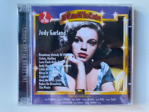 The Sound Of The Movies: Judy Garland - Broadway Melody Of 1938; Listen, Darling; Love Finds Andy Hardy, Andy Hardy Meets Deputante; Little Nellie Kelly; Blues In The Night; Ziegfeld Girl;... / History 2x Audio CD / 20.3106-HI