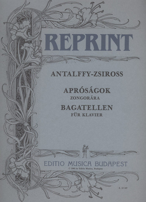  Antalffy-Zsiross Dezső Bagatelles  sheet music (9790080131077)