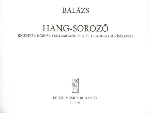  Balázs Árpád Hang-sorozó  sheet music (9790080125861)