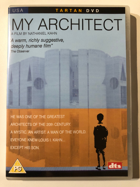 MY ARCHITECT  A FILM BY NATHANIEL KAHN  TARTAN DVD  DVD Video (5023965352026)