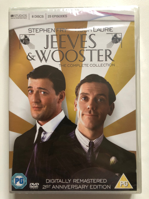 Jeeves and Wooster The Complete Series 1-4  Robert Young, Ferdinand Fairfax, Simon Langton  DIGITALLY REMASTERED 21st ANNIVERSARY EDITION  8 DISCS, 23 EPISODES  DVD Video (5037115349033)