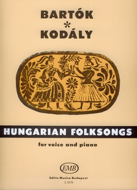 Kodály Zoltán Hungarian Folksongs  for voice and piano  Translated by Bush, Nancy  sheet music (9790080057797)