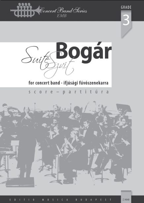Bogár István Suite  for concert band  score  sheet music (9790080148402)