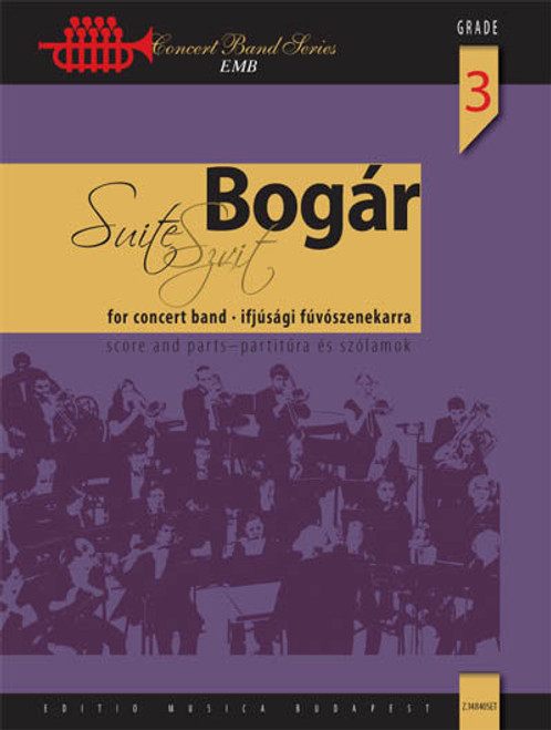 Bogár István Suite  for concert band  score and parts  sheet music (9790080305249)