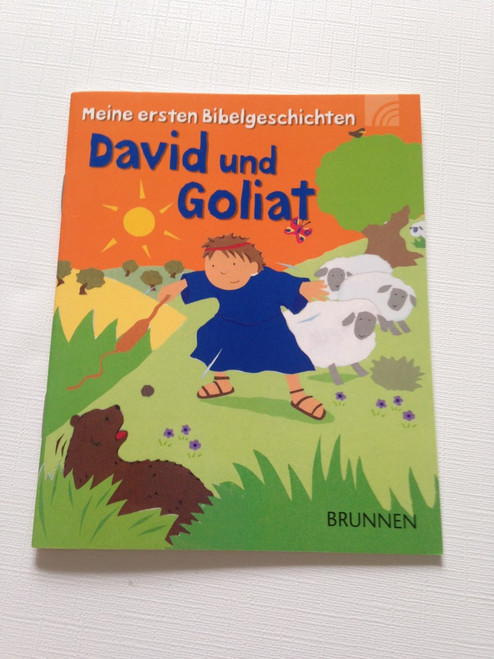 David and Goliath - David und Goliat / Meine ersten Bibelgeschichten / Children's Bible Booklet in German Language