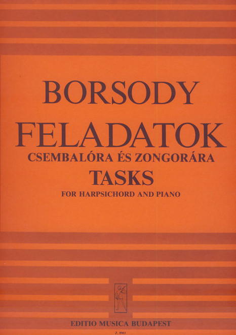 Borsody László Tasks  for harpsichord and piano  sheet music (9790080089033)
