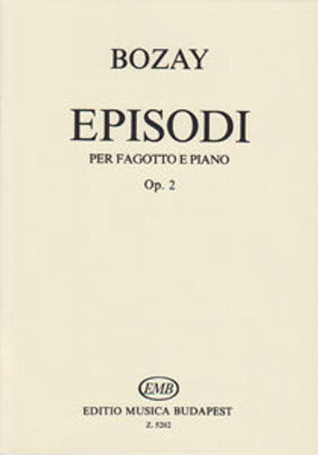 Bozay Attila Episodi Op. 2  sheet music (9790080052020)