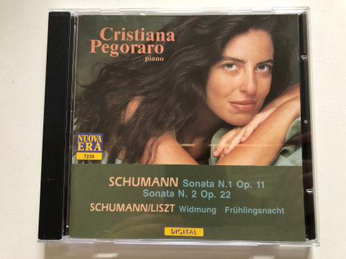 Christiana Pegoraro (piano) - Schumann: Sonata N. 1 Op. 11, Sonata N. 2 Op. 22; Schumann/Liszt: Widmung, Fruhlingsnacht / Nuova Era Audio CD 1995 / 7236