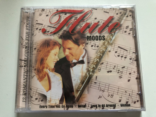 Flute Moods: 12 Romantic Melodies For Flute - Every Time You Go Away; Daniel; Love Is All Around; Woman / Elap Music Audio CD 1999 / 50052592