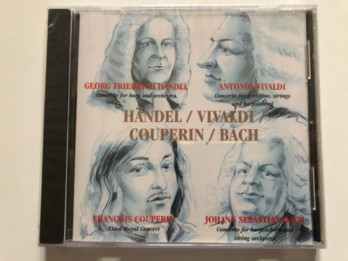Georg Friedrich Händel: Concerto For Harp And Orchestra, Antonio Vivaldi: Concerto For 2 Violins, Strings And Harpsichord, François Couperin: Third Royal Concert, Johann Sebastian Bach / Classical Disk Company Audio CD / 880403
