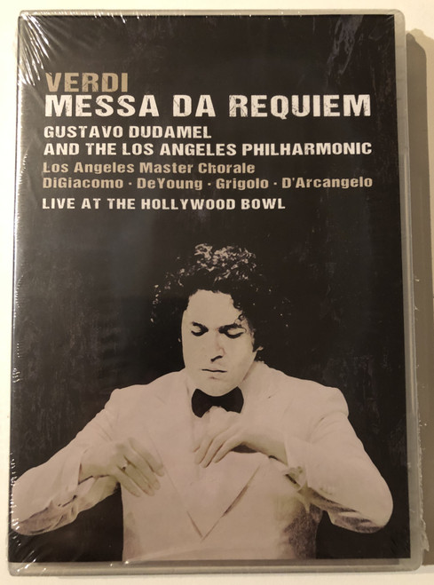 VERDI - MESSA DA REQUIEM / GUSTAVO DUDAMEL AND THE LOS ANGELES PHILHARMONIC / Los Angeles Master Chorale / DiGiacomo, DeYoung, Grigolo, D'Arcangelo / LIVE AT THE HOLLYWOOD BOWL / DVD Video (814337011475)