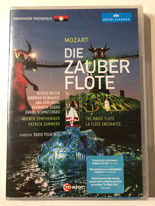 MOZART - DIE ZAUBER FLOTE / THE MAGIC FLUTE LA FLÛTE ENCHANTÉE / BREGENZER FESTSPIELE / UNITEL CLASSICA / major / DVD Video (814337011376)