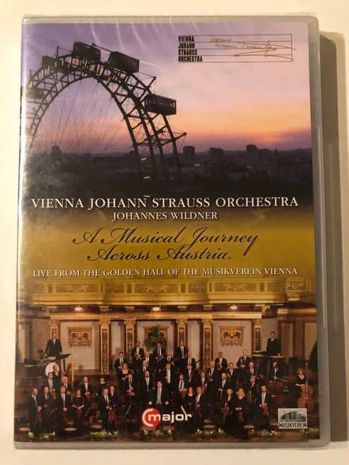 A Musical Journey - Across Austria. / VIENNA JOHANN STRAUSS ORCHESTRA - JOHANNES WILDNER / LIVE FROM THE GOLDEN HALL OF THE MUSIKVEREIN VIENNA / MUSIKVEREIN / major / DVD Video (814337015305)