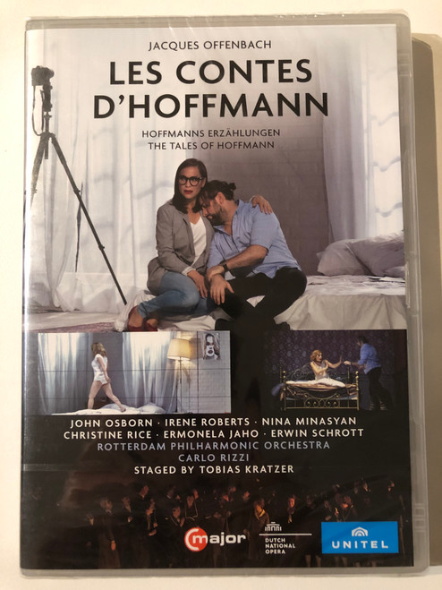 JACQUES OFFENBACH - LES CONTES D'HOFFMANN / HOFFMANNS ERZÄHLUNGEN - THE TALES OF HOFFMANN / ROTTERDAM PHILHARMONIC ORCHESTRA, CARLO RIZZI / STAGED BY TOBIAS KRATZER / UNITEL CLASSICA / major / DVD Video (814337015282)