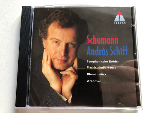 Schumann - András Schiff: Symphonische Etüden, Davidsbündlertänze, Blumenstück, Arabeske / Teldec Audio CD 1995 / 4509-99176-2