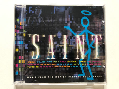 The Saint (Music From The Motion Picture Soundtrack) - Orbital; Sneaker Pimps; Fluke; Luscious Jacskon; The Chemical Brothers; Underworld; Duran Duran; Daft Punk; David Bowie; Superior; Dreadzone / Virgin Audio CD 1997 / 724384413125