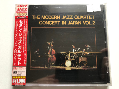 The Modern Jazz Quartet – Concert In Japan Vol.2 / Jazz Best Collection 1000 – 10 / Atlantic Audio CD Mono / 8122-79602-0