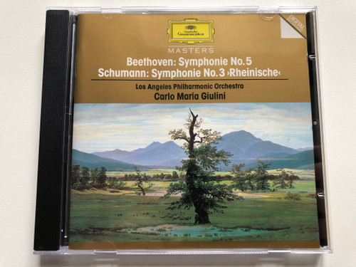 Beethoven: Symphonie No. 5, Schumann: Symphonie No.3 »Rheinische« - Los Angeles Philharmonic Orchestra, Carlo Maria Giulini / Deutsche Grammophon Audio CD Stereo / 445 502-2
