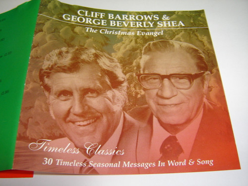 The Christmas Evangel / Cliff Barrows & George Beverly Shea / Timeless Classics / 30 Timeless Seasonal Messages In Word & Song