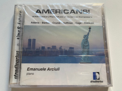 Americans!: XXth Century Piano Music Of American Composers - Adams, Barber, Crumb, Hoffmann, Cage, Rzewski - Emanuele Arciuli (piano) / Stradivarius Audio CD / STR 33555