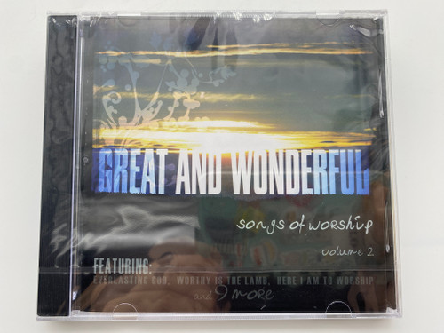 Great And Wonderful - Songs Of Worship: Volume 2 - Featuring: Everlasting God, Worthy Is The Lamb, Here I Am To Worship and more / Bekker Ross Audio CD 2007 / BR002