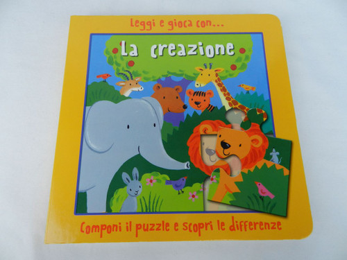 Leggi E Gioca Con: La Creazione – Componi il Puzzle e Scopri le Differenze / Italian Language Read and Play With: The Creation – Compose the Puzzle and Discover the Differences / 2015 Print