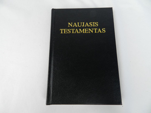 Lithuanian Language New Testament, Catholic Edition – Black Hardcover / Naujasis Testamentas