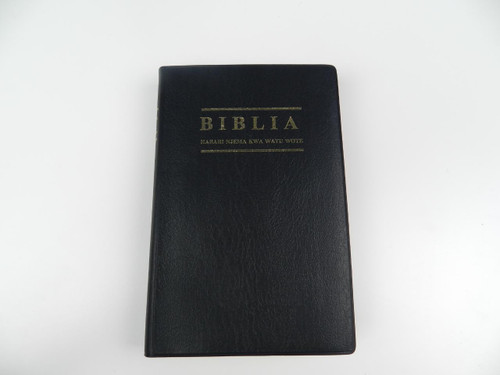 The Bible in Current Swahili, Interconfessional Translation / Black Leatherette Red Edges