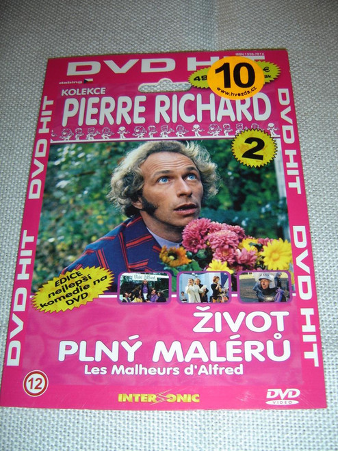 Les Malheurs d’Alfred / The Troubles of Alfred / Zivot Plny Maleru (1972) / Pierre Richard Collection 2 / French and Czech Sound Options / Czech Subtitles [European DVD Region 2 PAL]