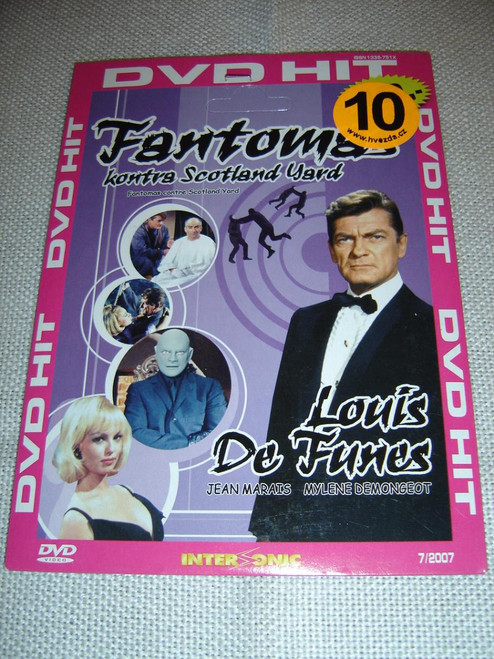 Fantomas contre Scotland Yard / Fantom kontra Scotland Yard (1967) / Louis De Funes / French and Czech Sound Option with Czech Subtitles [European DVD Region 2 PAL]