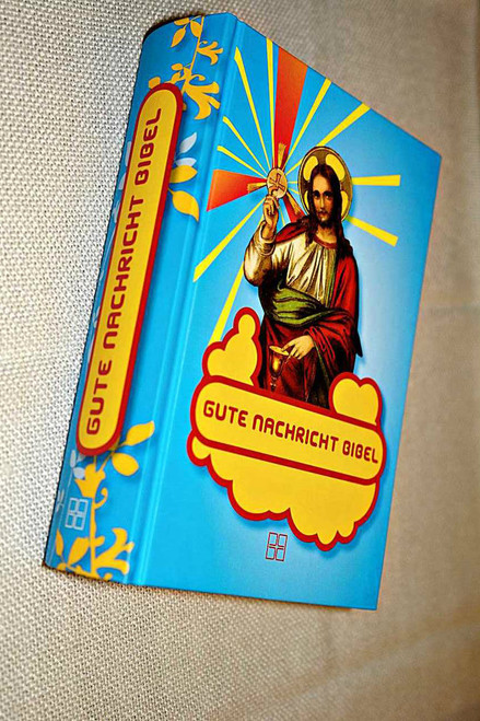 Gute Nachricht Bibel, Kultedition / German Langauge Good News Bible for Children, Blue Hardcover